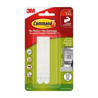 Command™ Narrow Picture Hanging Strips
